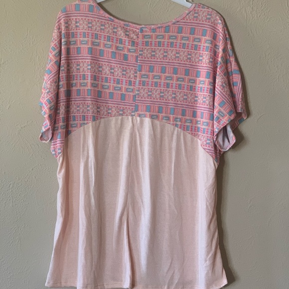 Pink Colorblock Top - Picture 2 of 2